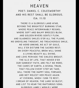 Famous Poems About Heaven