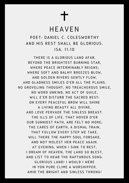 Famous Poems About Heaven