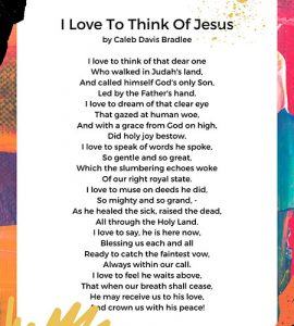Poems about Jesus love