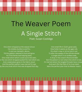 The Weaver Poem