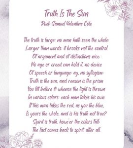 Best Poem About Truth