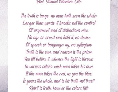 Best Poem About Truth