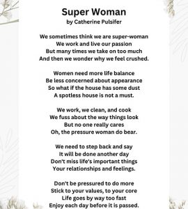 Encouraging Poem For Women