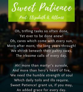 Mindfulness Poem About Patience