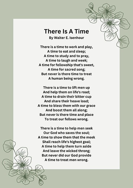 There is a Time Poem